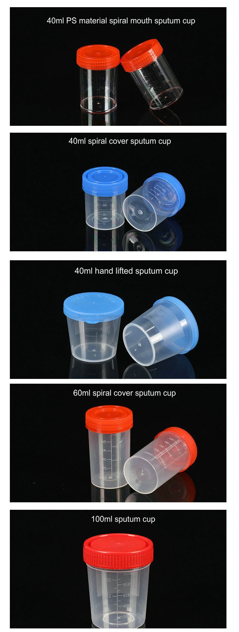 30ml Disposable Sterile Sputum Collector Container