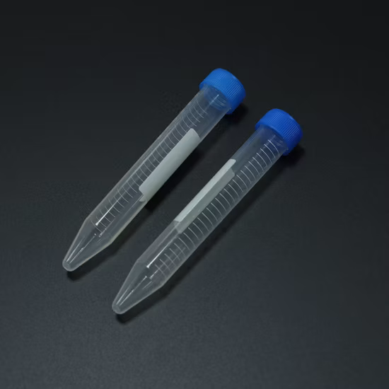 研究室使い捨てプラスチック 15 ミリリットル 50 ミリリットル PP プラスチック遠心分離試験管円錐滅菌 Rnase および Dnase フリープラグ用